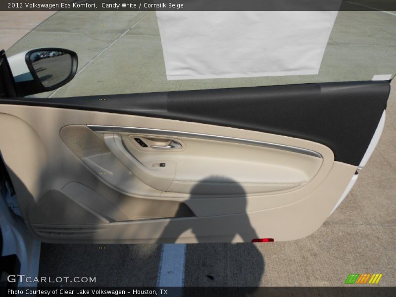 Candy White / Cornsilk Beige 2012 Volkswagen Eos Komfort