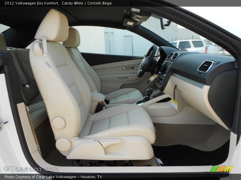 Candy White / Cornsilk Beige 2012 Volkswagen Eos Komfort