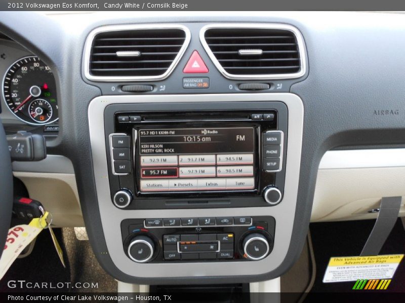 Candy White / Cornsilk Beige 2012 Volkswagen Eos Komfort