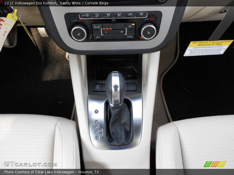 Candy White / Cornsilk Beige 2012 Volkswagen Eos Komfort