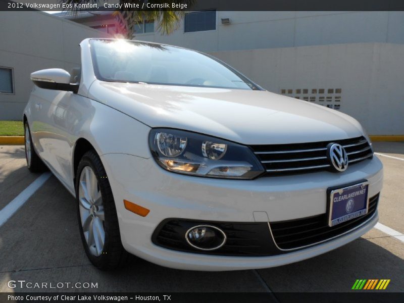 Candy White / Cornsilk Beige 2012 Volkswagen Eos Komfort