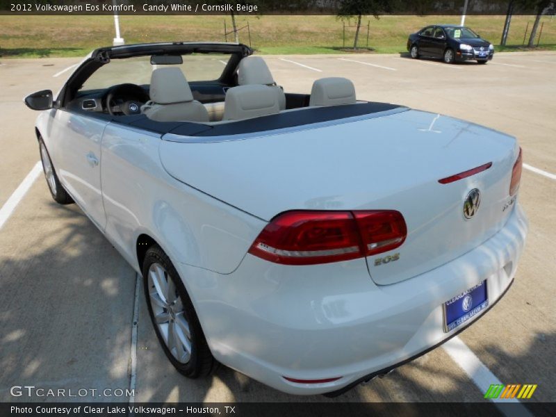 Candy White / Cornsilk Beige 2012 Volkswagen Eos Komfort