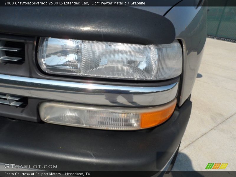 Light Pewter Metallic / Graphite 2000 Chevrolet Silverado 2500 LS Extended Cab