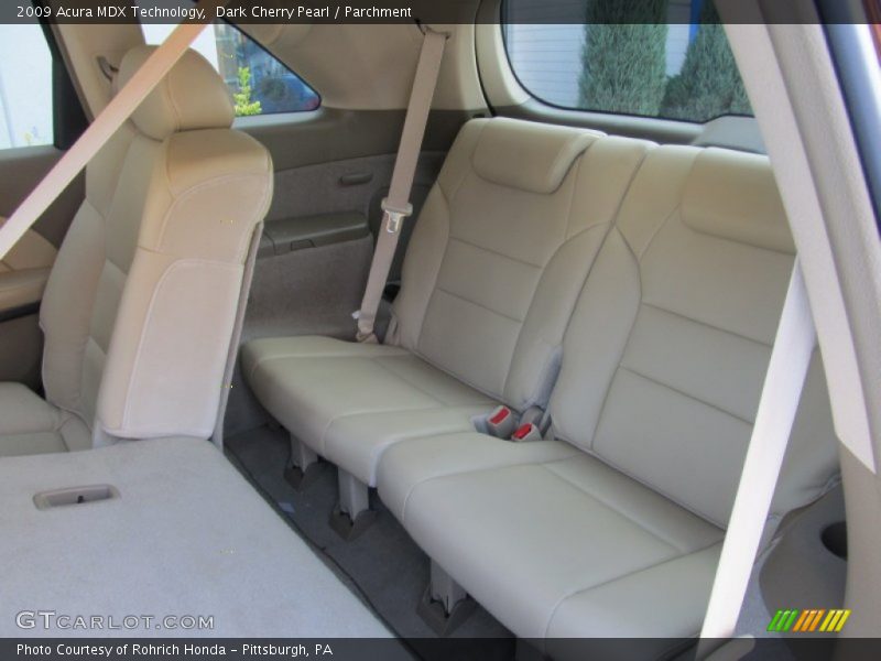 Dark Cherry Pearl / Parchment 2009 Acura MDX Technology