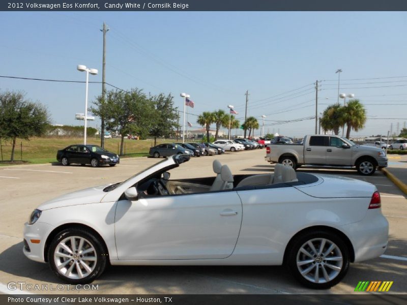 Candy White / Cornsilk Beige 2012 Volkswagen Eos Komfort
