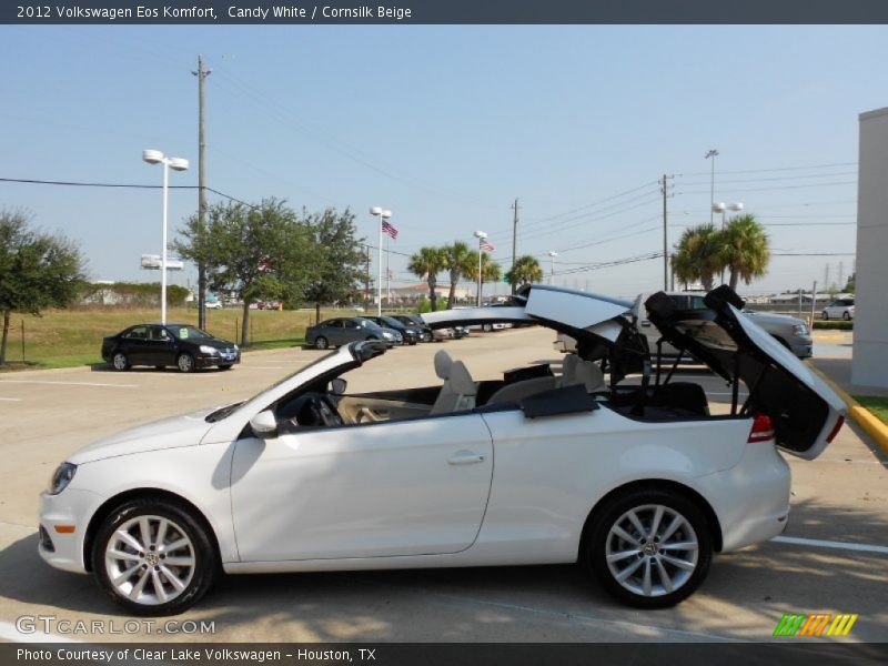 Candy White / Cornsilk Beige 2012 Volkswagen Eos Komfort