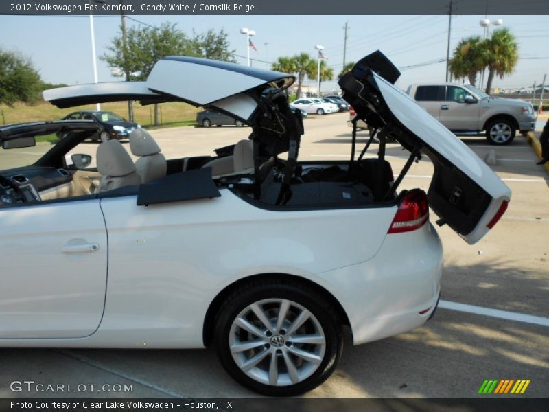 Candy White / Cornsilk Beige 2012 Volkswagen Eos Komfort