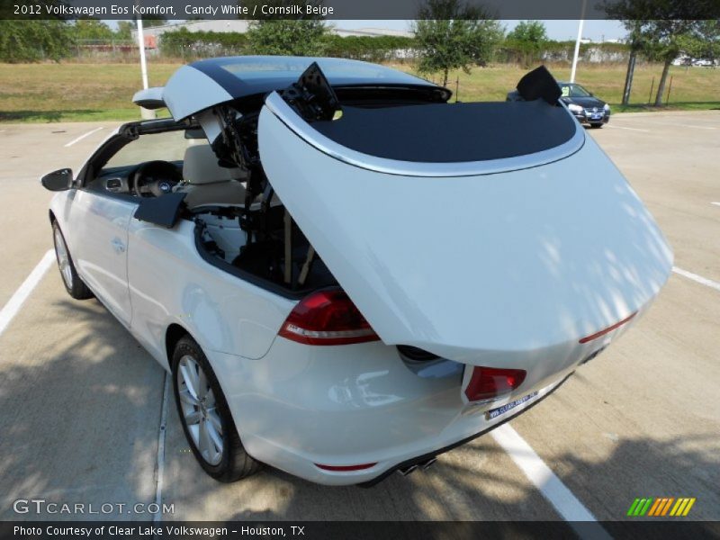 Candy White / Cornsilk Beige 2012 Volkswagen Eos Komfort