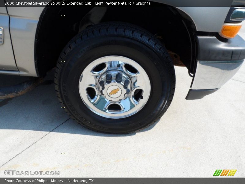 Light Pewter Metallic / Graphite 2000 Chevrolet Silverado 2500 LS Extended Cab