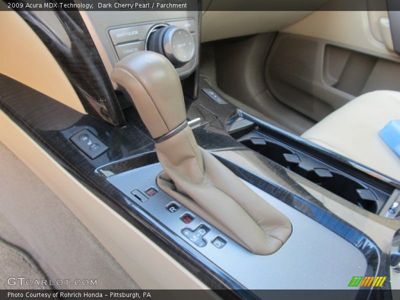 Dark Cherry Pearl / Parchment 2009 Acura MDX Technology