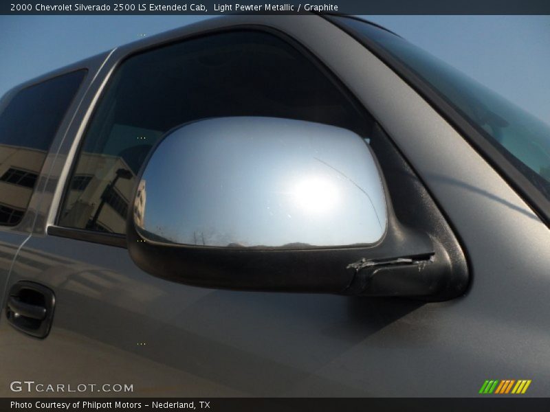 Light Pewter Metallic / Graphite 2000 Chevrolet Silverado 2500 LS Extended Cab