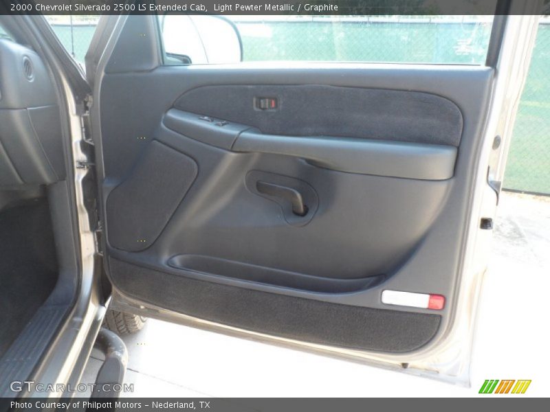 Light Pewter Metallic / Graphite 2000 Chevrolet Silverado 2500 LS Extended Cab