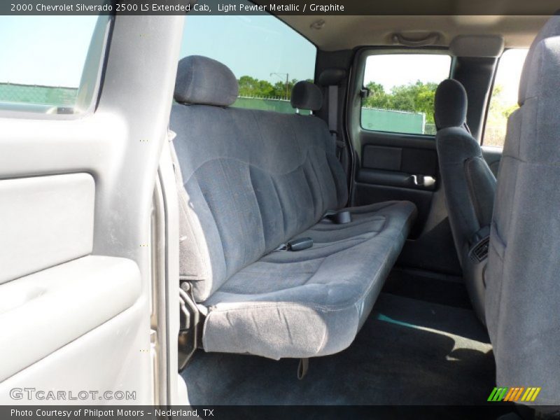 Light Pewter Metallic / Graphite 2000 Chevrolet Silverado 2500 LS Extended Cab