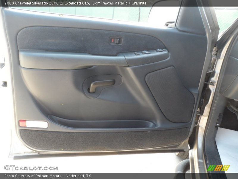 Light Pewter Metallic / Graphite 2000 Chevrolet Silverado 2500 LS Extended Cab
