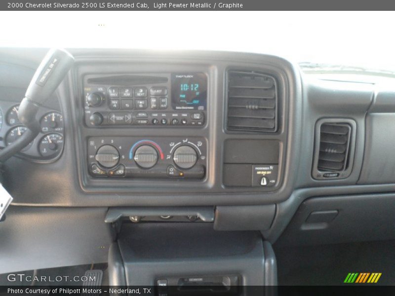 Light Pewter Metallic / Graphite 2000 Chevrolet Silverado 2500 LS Extended Cab