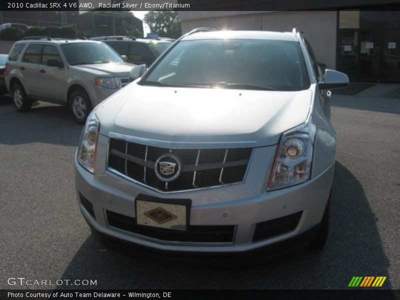 Radiant Silver / Ebony/Titanium 2010 Cadillac SRX 4 V6 AWD