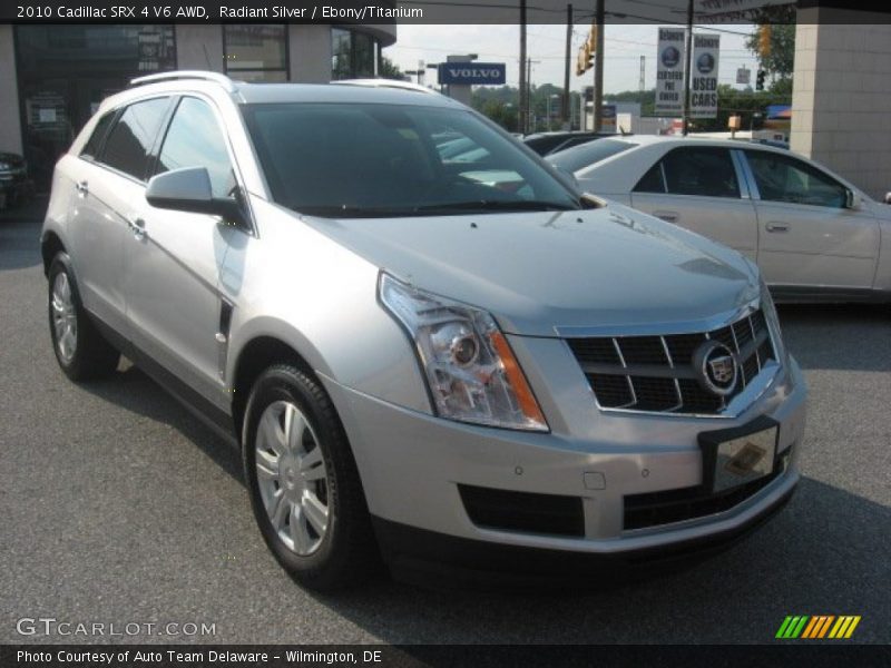 Radiant Silver / Ebony/Titanium 2010 Cadillac SRX 4 V6 AWD