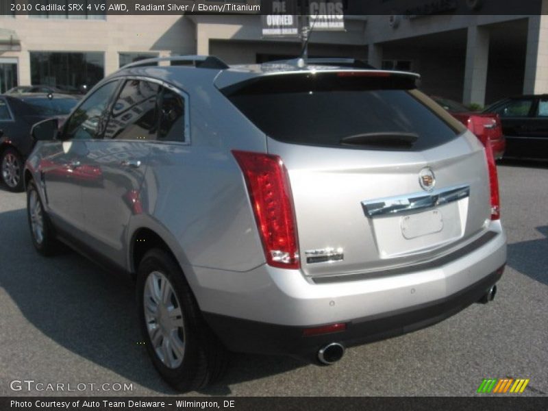 Radiant Silver / Ebony/Titanium 2010 Cadillac SRX 4 V6 AWD