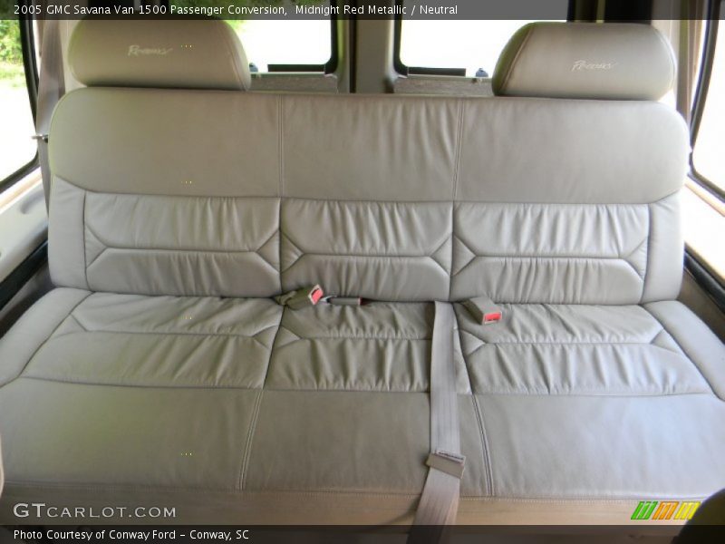 Midnight Red Metallic / Neutral 2005 GMC Savana Van 1500 Passenger Conversion