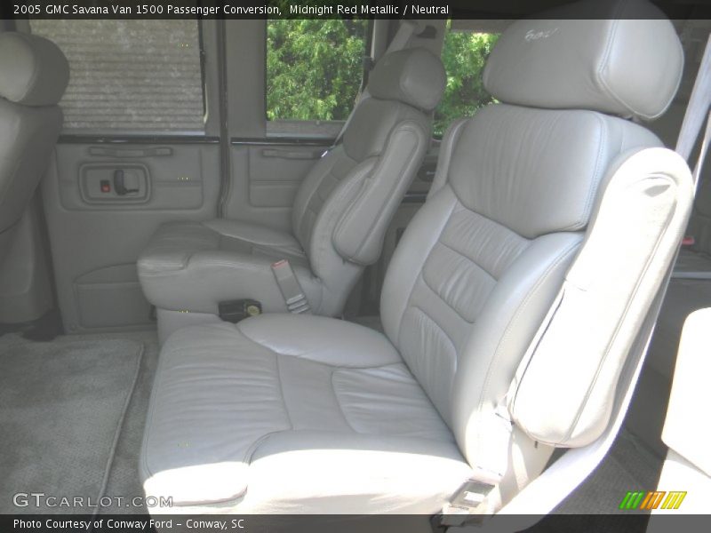 Midnight Red Metallic / Neutral 2005 GMC Savana Van 1500 Passenger Conversion