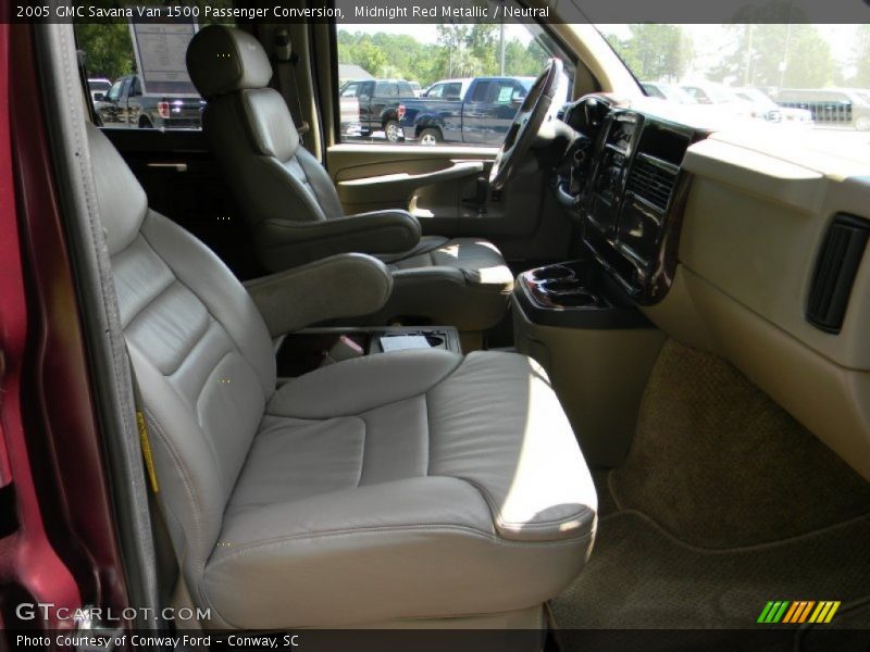 Midnight Red Metallic / Neutral 2005 GMC Savana Van 1500 Passenger Conversion