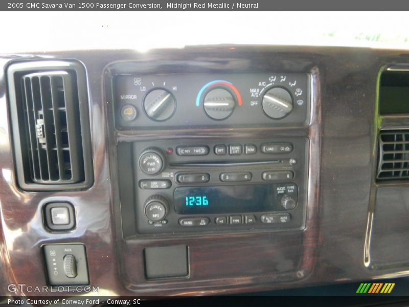 Midnight Red Metallic / Neutral 2005 GMC Savana Van 1500 Passenger Conversion
