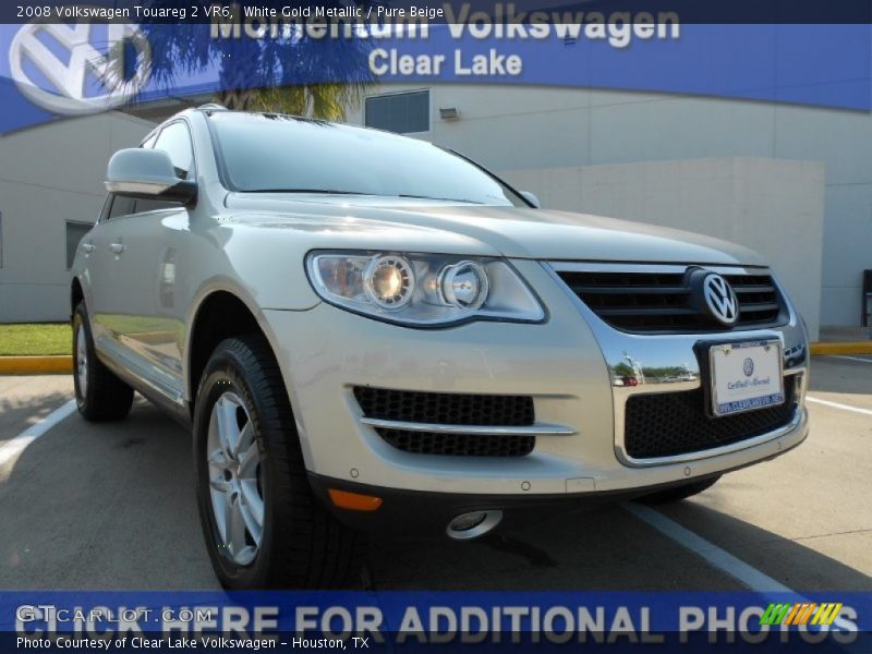 White Gold Metallic / Pure Beige 2008 Volkswagen Touareg 2 VR6