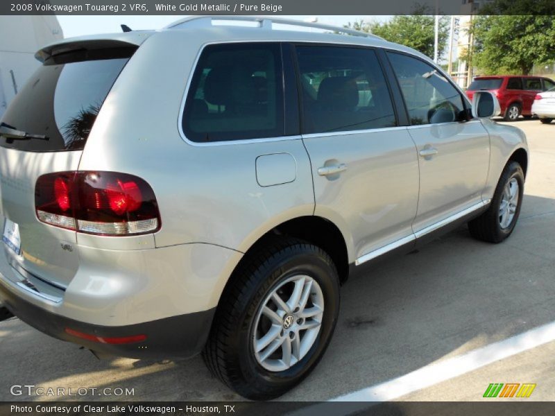 White Gold Metallic / Pure Beige 2008 Volkswagen Touareg 2 VR6