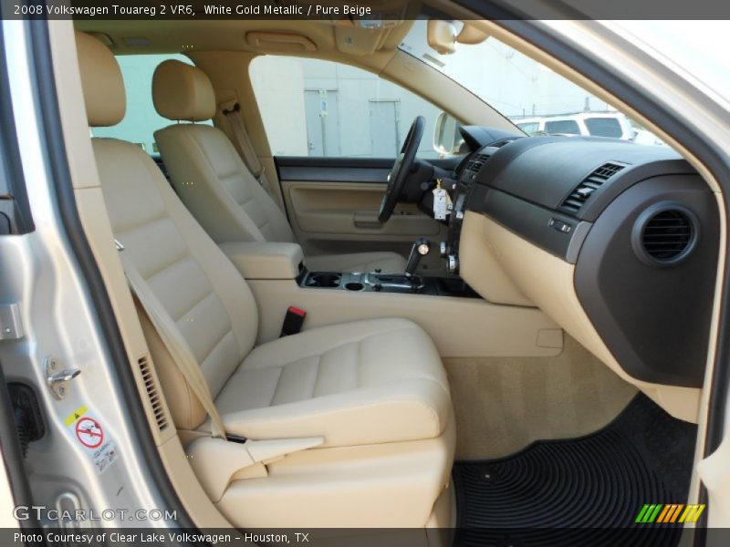 White Gold Metallic / Pure Beige 2008 Volkswagen Touareg 2 VR6