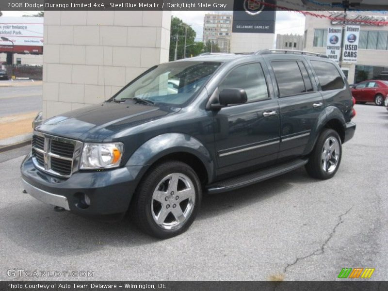 Steel Blue Metallic / Dark/Light Slate Gray 2008 Dodge Durango Limited 4x4
