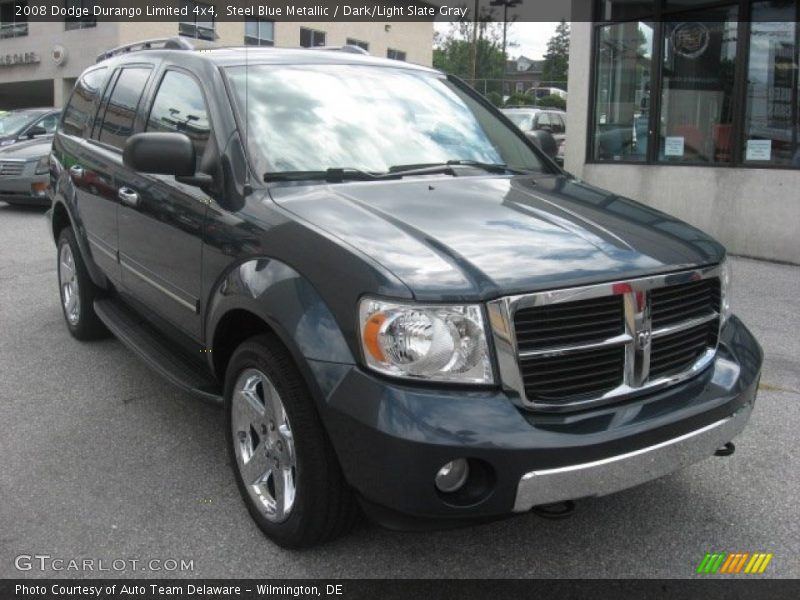 Steel Blue Metallic / Dark/Light Slate Gray 2008 Dodge Durango Limited 4x4