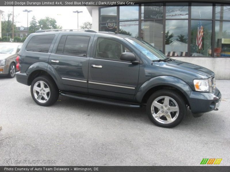 Steel Blue Metallic / Dark/Light Slate Gray 2008 Dodge Durango Limited 4x4