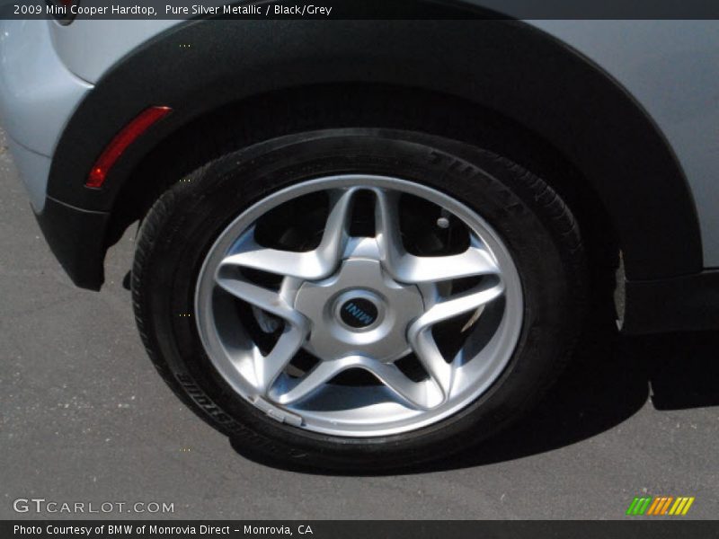 Pure Silver Metallic / Black/Grey 2009 Mini Cooper Hardtop