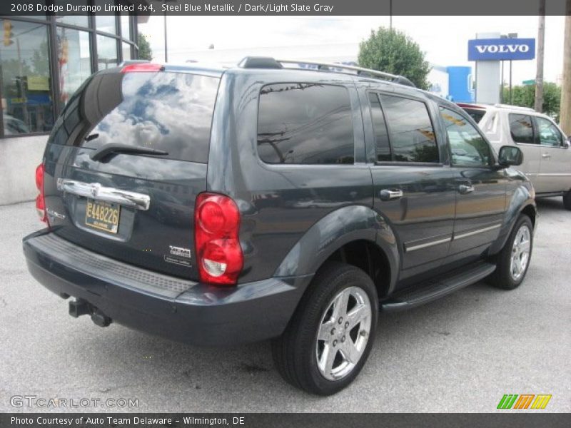 Steel Blue Metallic / Dark/Light Slate Gray 2008 Dodge Durango Limited 4x4