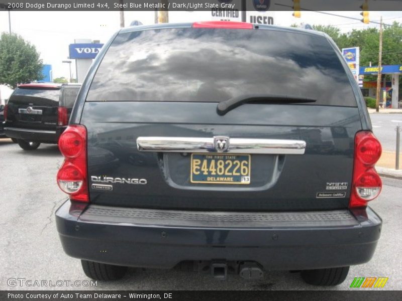 Steel Blue Metallic / Dark/Light Slate Gray 2008 Dodge Durango Limited 4x4
