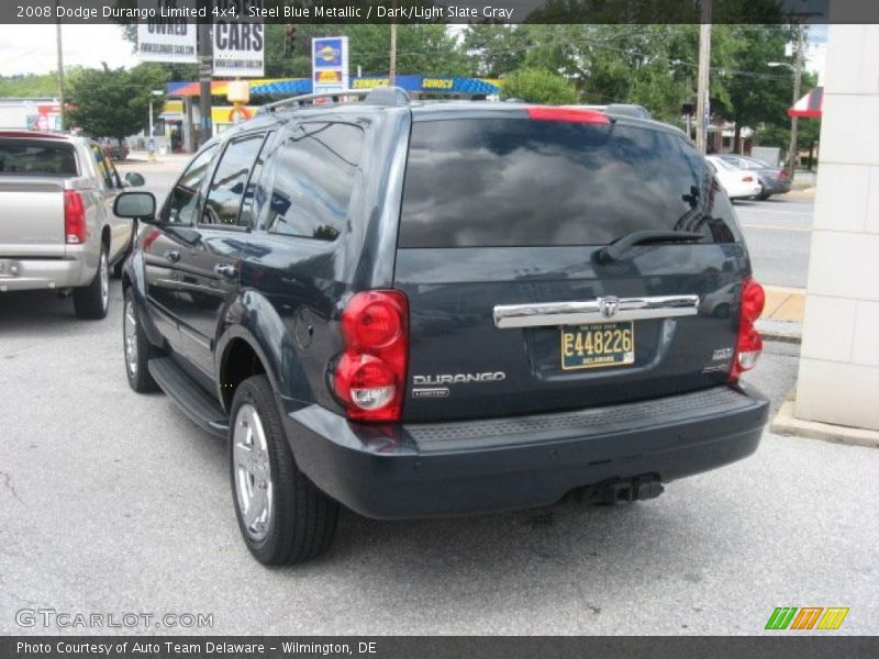 Steel Blue Metallic / Dark/Light Slate Gray 2008 Dodge Durango Limited 4x4