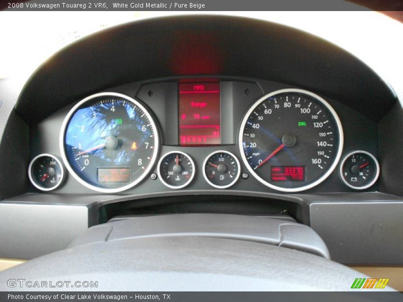 White Gold Metallic / Pure Beige 2008 Volkswagen Touareg 2 VR6