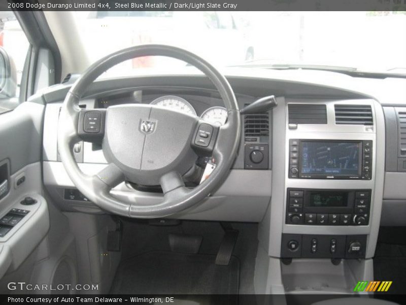 Steel Blue Metallic / Dark/Light Slate Gray 2008 Dodge Durango Limited 4x4