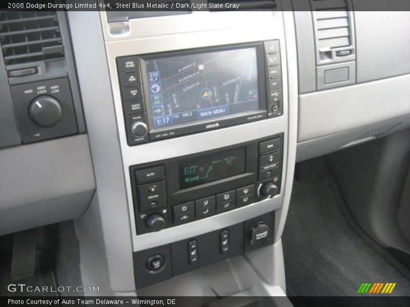 Steel Blue Metallic / Dark/Light Slate Gray 2008 Dodge Durango Limited 4x4