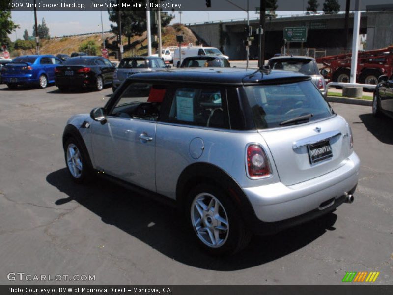 Pure Silver Metallic / Black/Grey 2009 Mini Cooper Hardtop