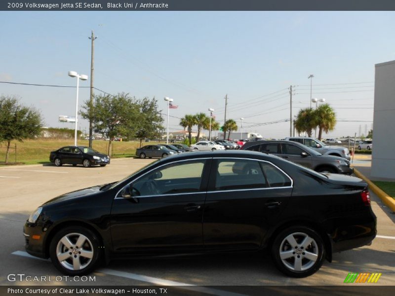 Black Uni / Anthracite 2009 Volkswagen Jetta SE Sedan