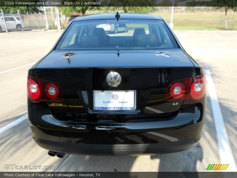 Black Uni / Anthracite 2009 Volkswagen Jetta SE Sedan