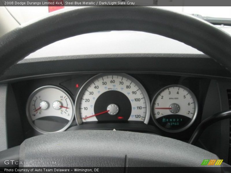 Steel Blue Metallic / Dark/Light Slate Gray 2008 Dodge Durango Limited 4x4