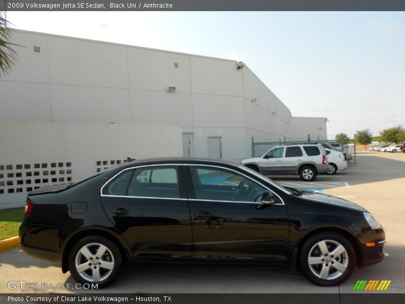Black Uni / Anthracite 2009 Volkswagen Jetta SE Sedan