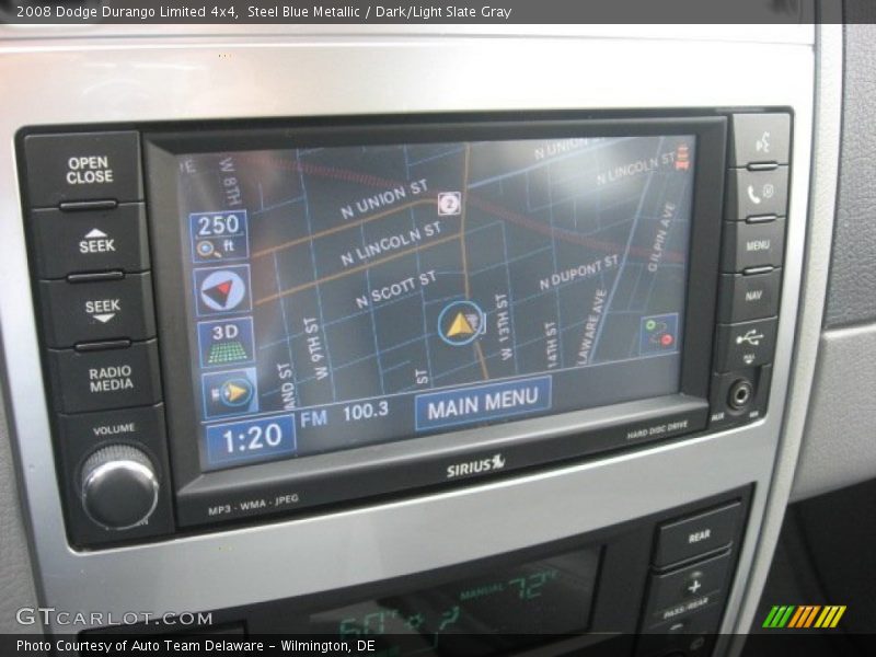 Steel Blue Metallic / Dark/Light Slate Gray 2008 Dodge Durango Limited 4x4