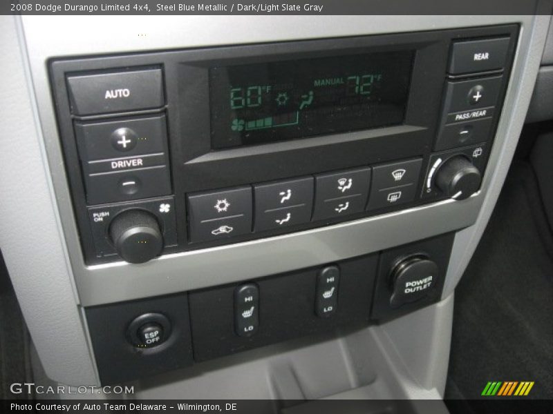 Steel Blue Metallic / Dark/Light Slate Gray 2008 Dodge Durango Limited 4x4