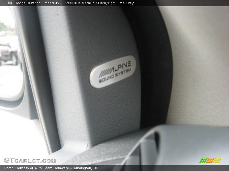 Steel Blue Metallic / Dark/Light Slate Gray 2008 Dodge Durango Limited 4x4