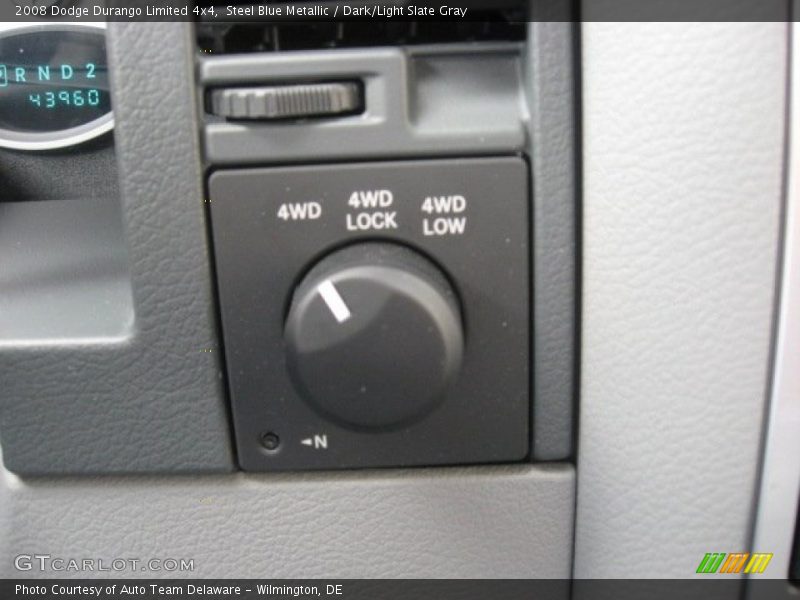 Steel Blue Metallic / Dark/Light Slate Gray 2008 Dodge Durango Limited 4x4