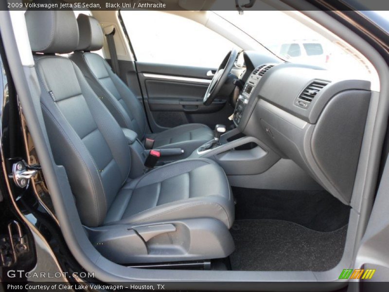 Black Uni / Anthracite 2009 Volkswagen Jetta SE Sedan