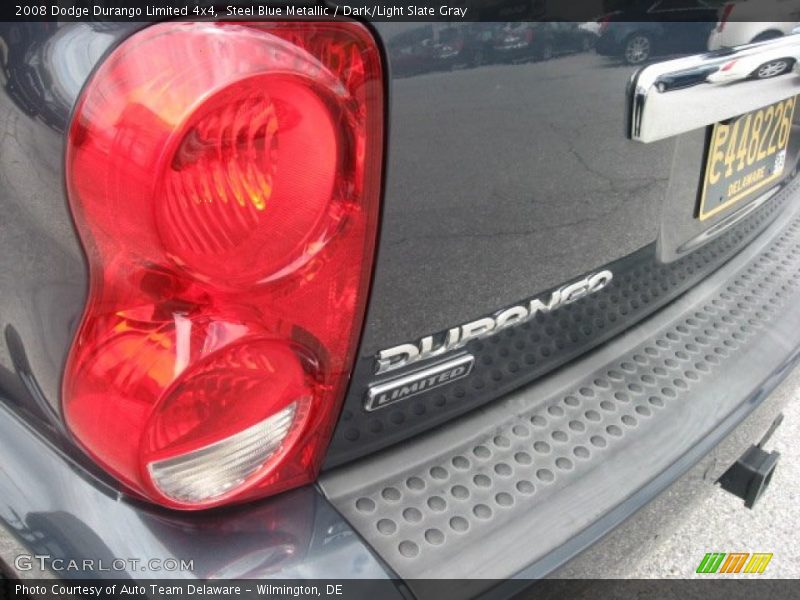 Steel Blue Metallic / Dark/Light Slate Gray 2008 Dodge Durango Limited 4x4